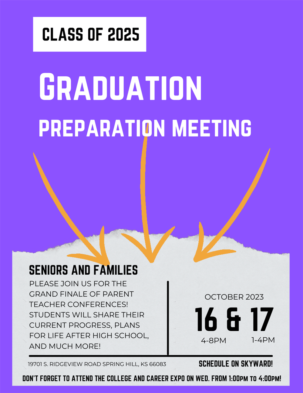  Grad Prep Meetings